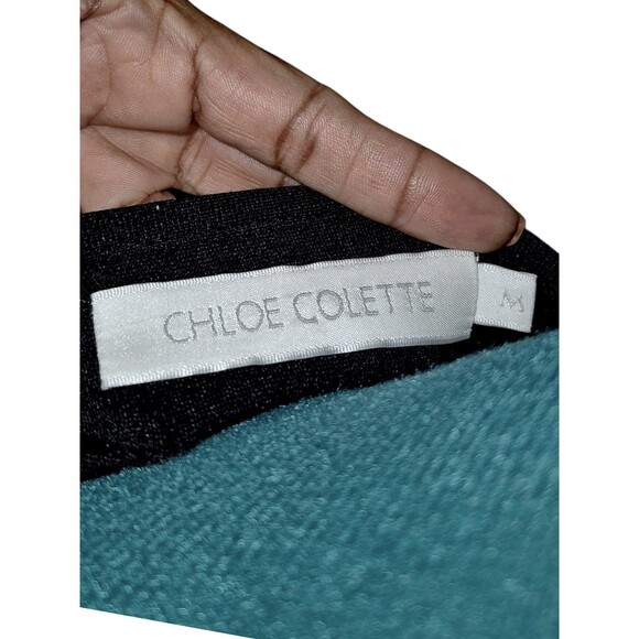 CHLOE COLETTE Bliss Wrap Mini Dress Vest black ruffle Size M Goth Luxe Styling - Picture 3 of 7